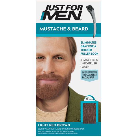 just for men mustache and beard|More.